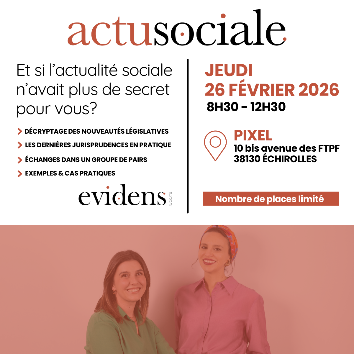 ACTU'SOCIALE - Jeudi 26 février 2026 - 8h30-12h30