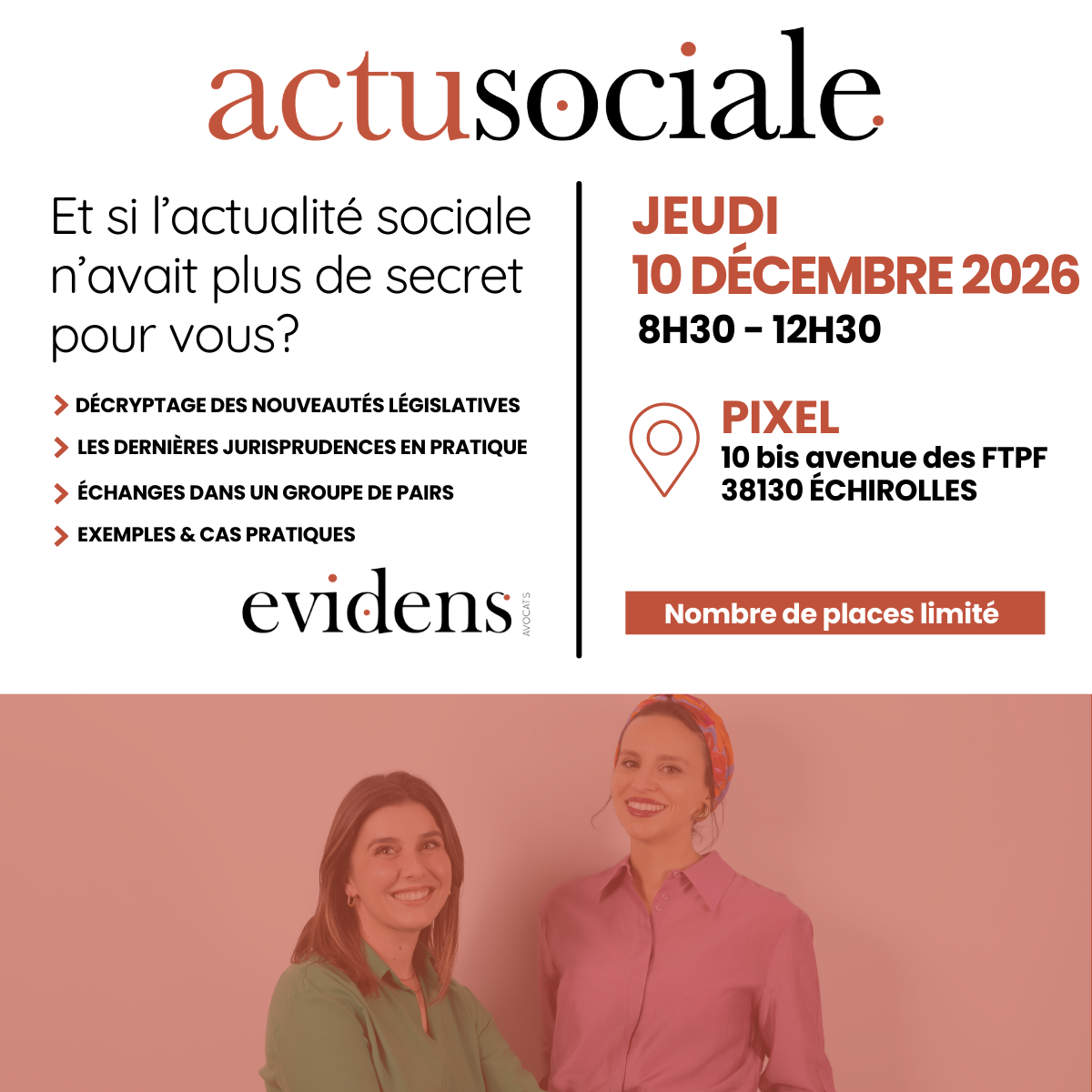 ACTU'SOCIALE - Jeudi 10 décembre 2026 - 8h30-12h30